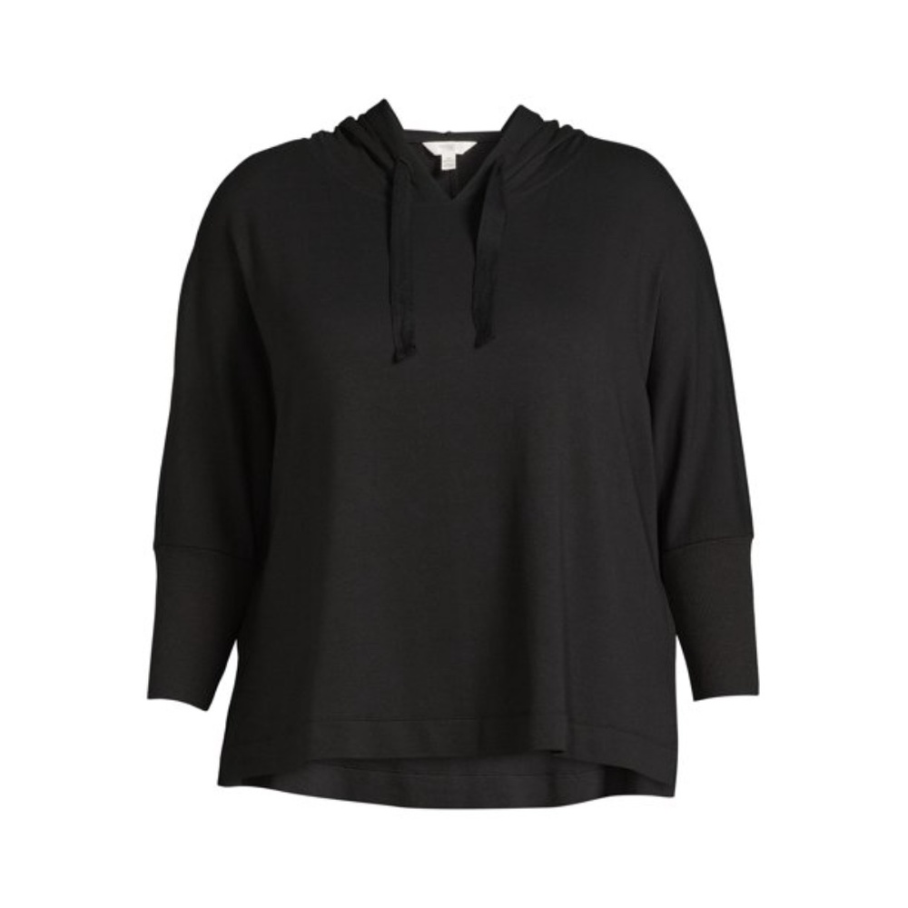 NWT 2X Terra & Sky pullover hoodie black